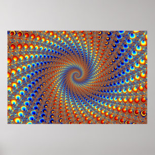 Affiche Monterey Fractal Art