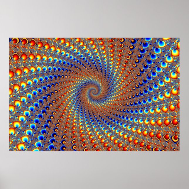 Affiche Monterey Fractal Art (Devant)