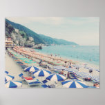 Affiche Monterosso al Mare, Cinque Terre, Italie Photo<br><div class="desc">Vue de la plage à Monterosso al Mare,  Cinque Terre,  Italie</div>