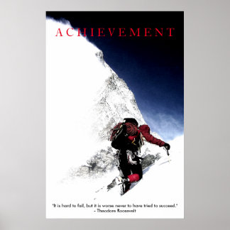 Affiche Monteur de devis de motivation en haut