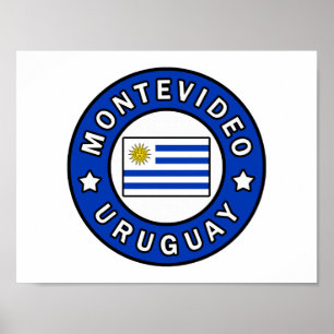 Affiche Montevideo Uruguay