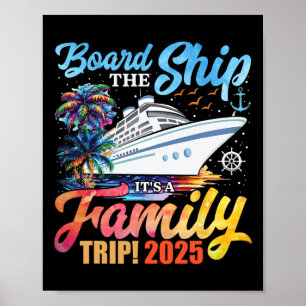 Affiche Montez à bord C'est un voyage en famille 2025 Grou