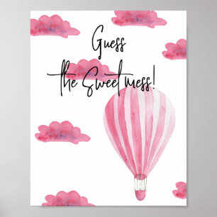 Affiche Montgolfière - Devinez le doux désordre