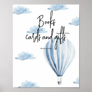 Affiche Montgolfière - Livres cartes et cadeaux