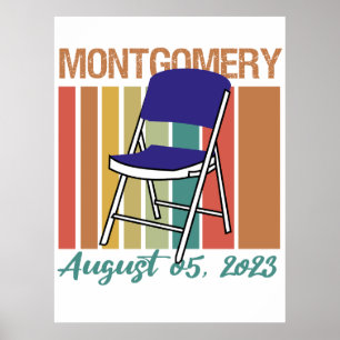 Affiche Montgomery Brawl Folding Chair 5 août 2023