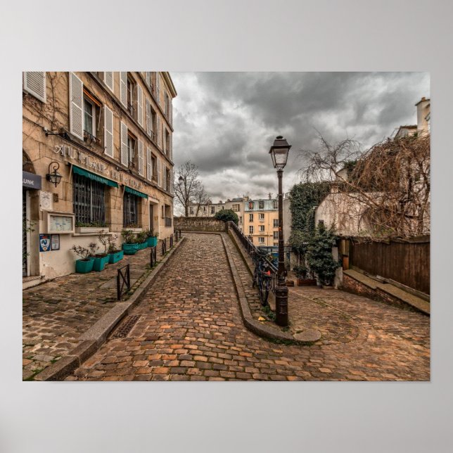 Affiche Montmarte, Paris (Devant)