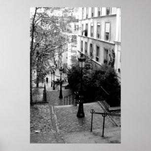 Affiche Montmartre Steps