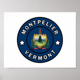 Affiche Montpelier Vermont