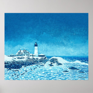 Affiche Montre de tempête d'hiver Imprimer