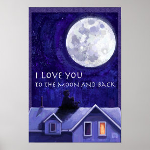 Affiche Montre Lune