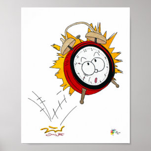 Affiche Montre réveil Art 1040 Comptable