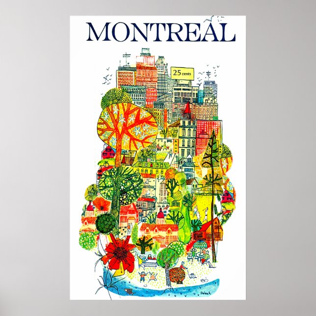 Affiche Montréal (Devant)
