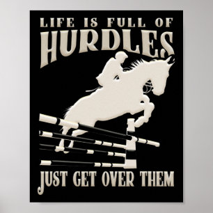 Affiche Montrer Saut Cheval cavalier équitation équitation