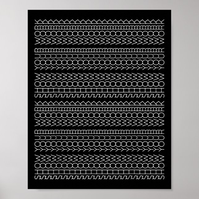 Affiche Montrer votre travail Math enseignant Message cach (Devant)