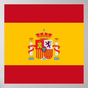 Affiche Montrez vos couleurs - Espagne