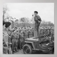 Monty Addressing The Troops - 2ÈME GUERRE MONDIALE