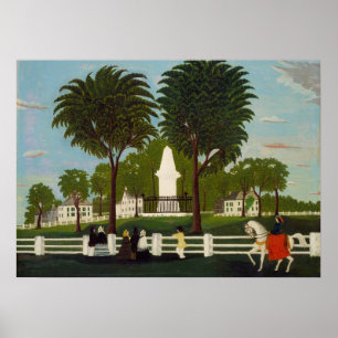 Affiche Monument de bataille de Lexington, vers 1830