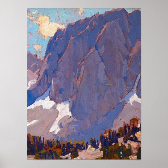 Affiche Monument de la Sierra par Edgar Payne (Devant)