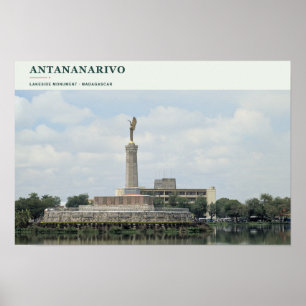 Affiche Monument du bord du lac d'Antananarivo