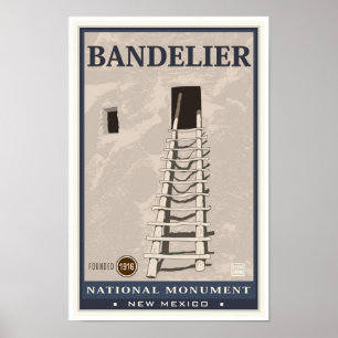 Affiche Monument national 1 de Bandelier