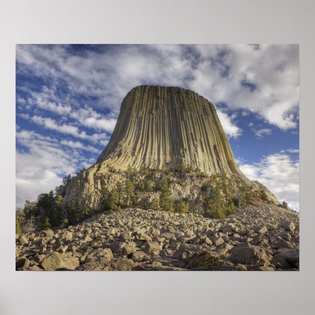 Affiche Monument national de Devils Tower (Devant)