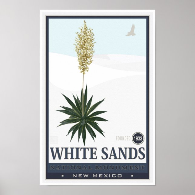Affiche Monument national de White Sands 3 (Devant)