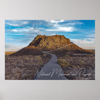 Affiche Monument national et réserve de Craters of the Moo