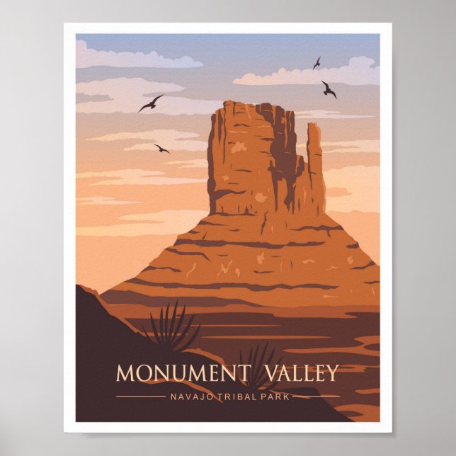 Affiche Monument Valley Arizona (Devant)