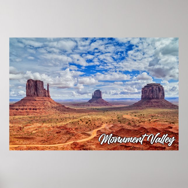 Affiche Monument Valley, Arizona, États-Unis (Devant)