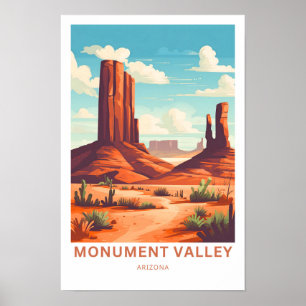 Affiche Monument Valley Arizona Travel Print