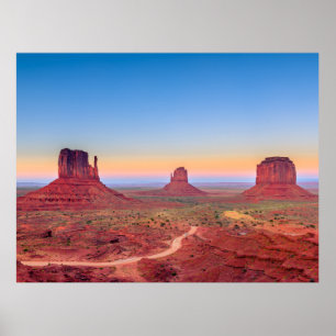 Affiche Monument Valley Grand Canyon Utah USA Sunset