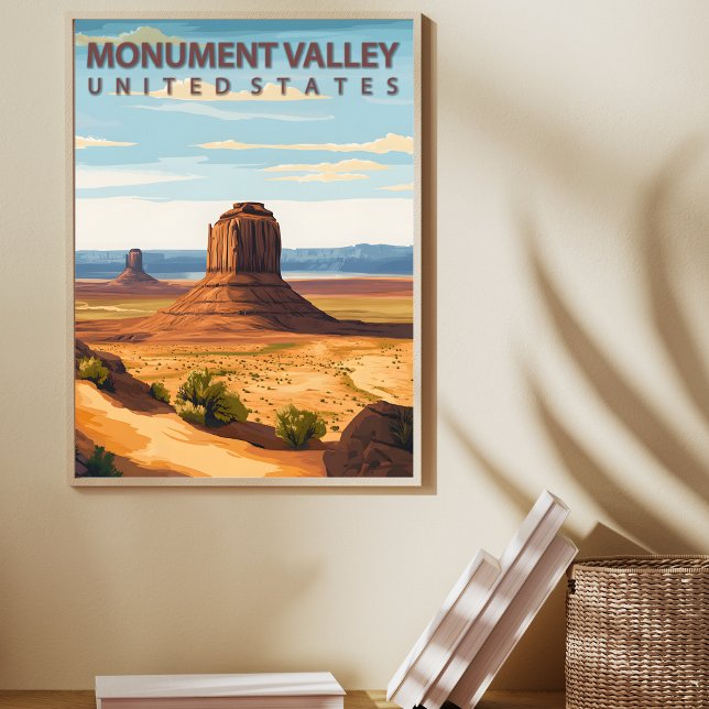 Affiche Monument Valley National Park Desert Landscape (Créateur téléchargé)