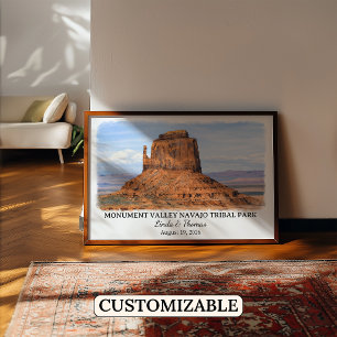 Affiche Monument Valley Navajo Tribal Park Arizona