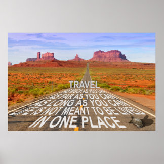 Affiche Monument Valley Travel