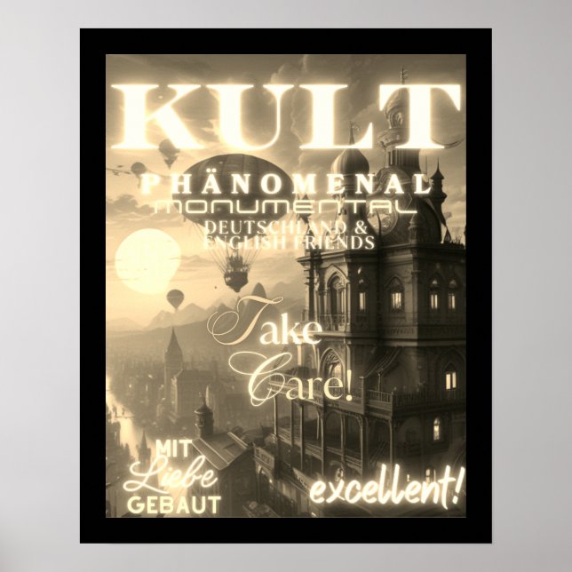 AFFICHE MONUMENTALE PHÉNOMENALE (Devant)
