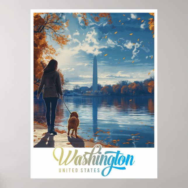 Affiche Monuments & Histoire : Washington DC (Devant)