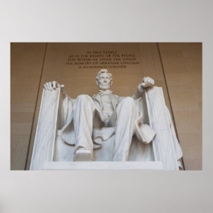 Affiche Monuments   the Lincoln Memorial