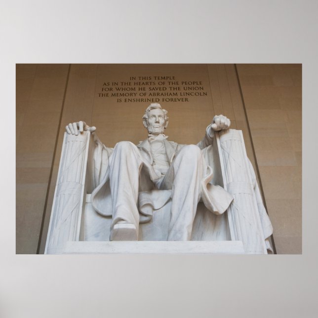Affiche Monuments | the Lincoln Memorial (Devant)