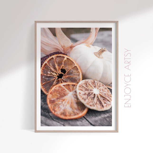 Affiche Moody automne citrouille encore vie chaude ferme a (Créateur téléchargé)