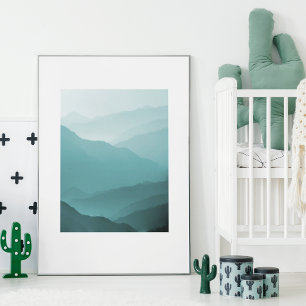 Affiche Moody Blue Mountain