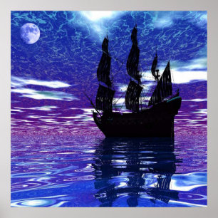 Affiche Moon Voyager