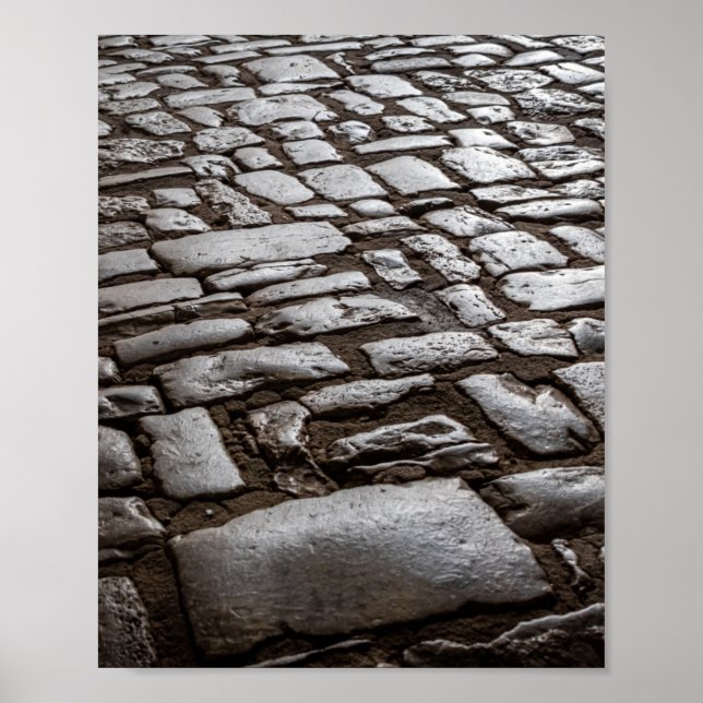 Affiche Moonlit Cobblestones (Devant)