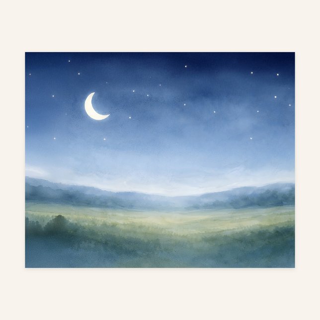 Affiche Moonlit Meadow Nursery Wall Art (Créateur téléchargé)