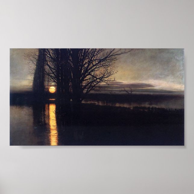 Affiche Moonrise - Stanisław Masłowski 1884 - Moon (Devant)