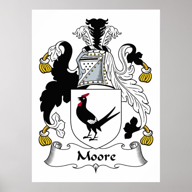 Affiche Moore Family Crest (Devant)