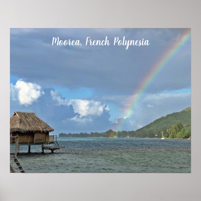 Affiche Moorea, Polynésie française (Devant)