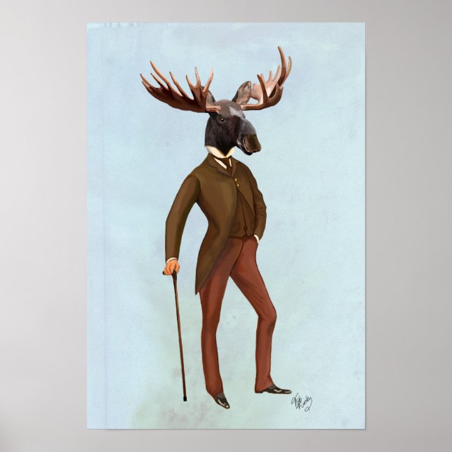 Affiche Moose En Costume Complet (Devant)
