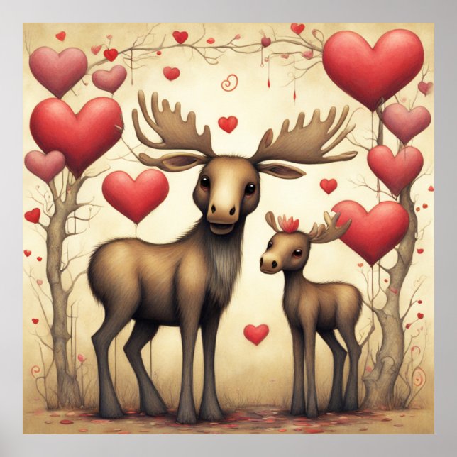 Affiche Moose Love 2 (Devant)