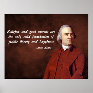 Affiche Moralité de Samuel Adams