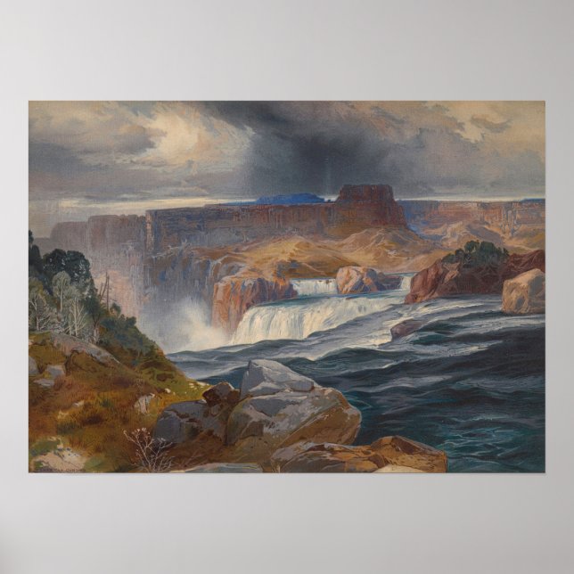 Affiche Moran - Chutes Shoshone Idaho (Devant)